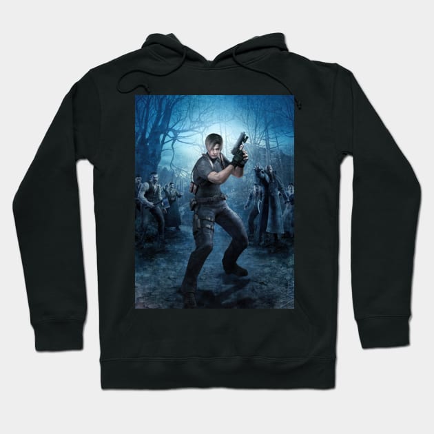 Resident Evil 4 | Leon Kennedy Hoodie by Zalbathira